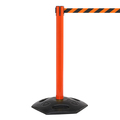 Queue Solutions WeatherMaster 250, Orange, 13' Yellow/Black OUT OF SERVICE Belt WMR250O-YBO130